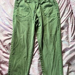 Green Draw String Pants